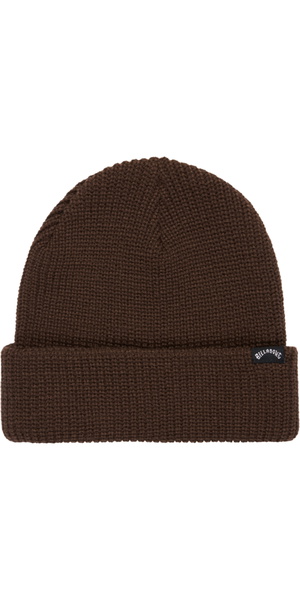 2025 Billabong Mens Arcade Skull Fit Cuffed Beanie ABYHA00512 - Dark Cedar